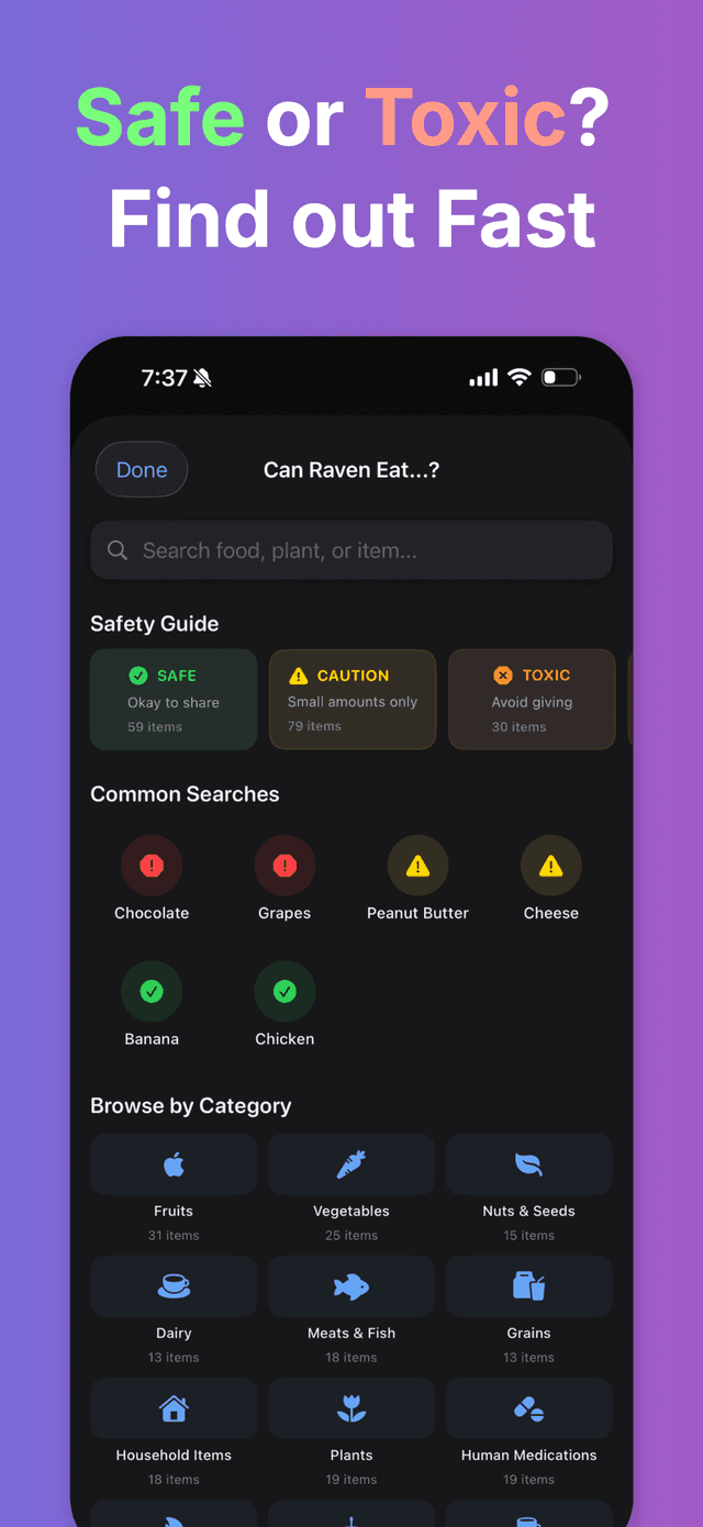 DogMD — food safety checker